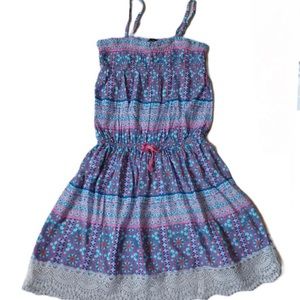 Blue, Purple, and Pink Sundress